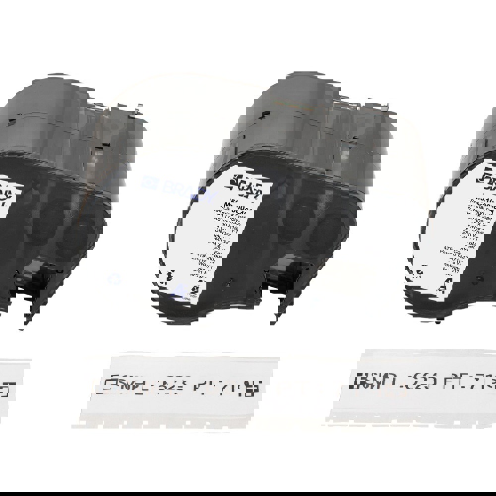 Labels, Ribbons & Tapes; Application: Label Printer Cartridge ; Type: Label Printer Cartridge ; Color Family: White ; Color: Black on White ; For Use With: BMP51; BMP53; M511 ; Width (Inch): 1